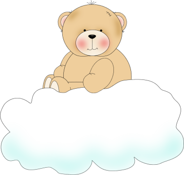 Bear Sitting On Clouds