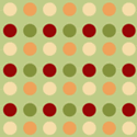 Autumn Polka Dots Background