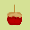 Fall Caramel Apple Background