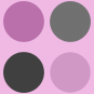 Light and Dark Purple Polka Dot Background