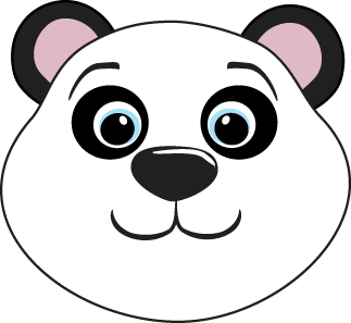 Panda Bear Clipart Transparent Background, Cartoon Panda Bear Head