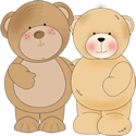 Two Cuddly Bears