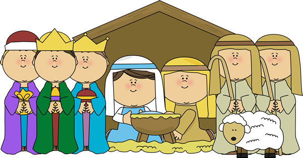 Nativity Scene with Shepherds and Wisemen